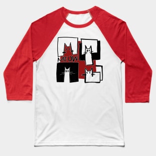 cubic cats Baseball T-Shirt